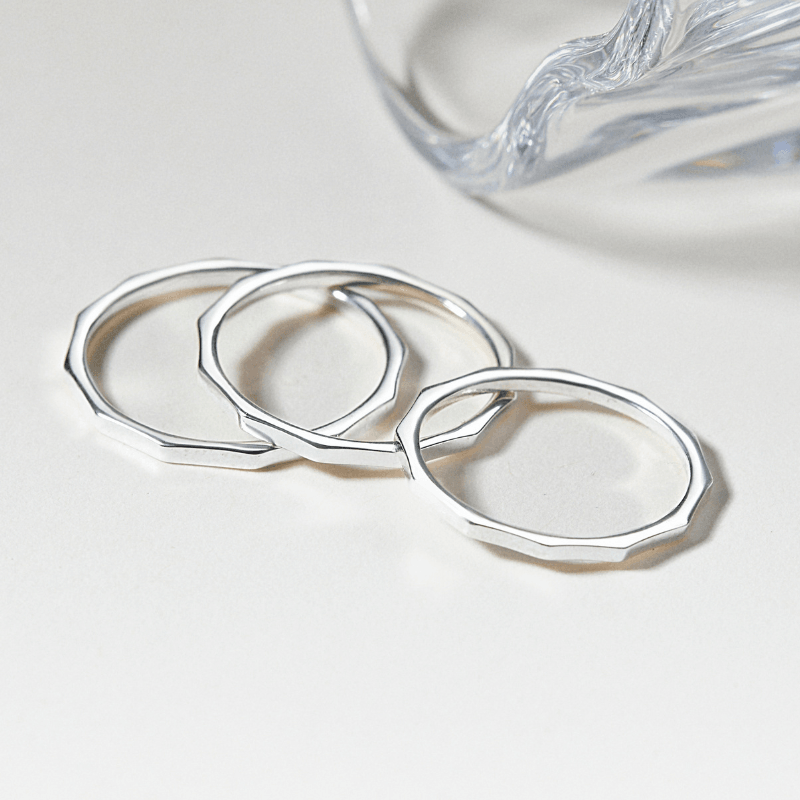 Dainty Ring For Her, Minimallist Jewelry, Silver Ring For Women - Brand My Case