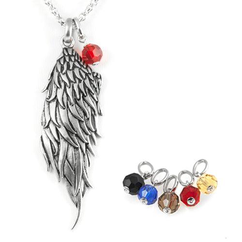 Dark Angel Wing Necklace (Multiple Options) - Brand My Case