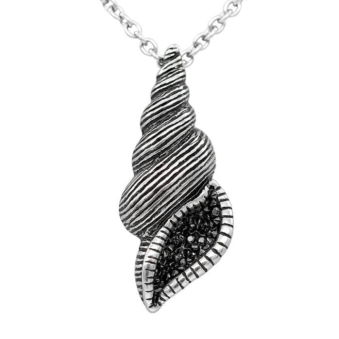 Dark Glimmer Seashell Necklace - Brand My Case