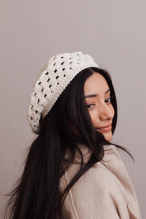 Darling Crochet Knitted Beret - Brand My Case