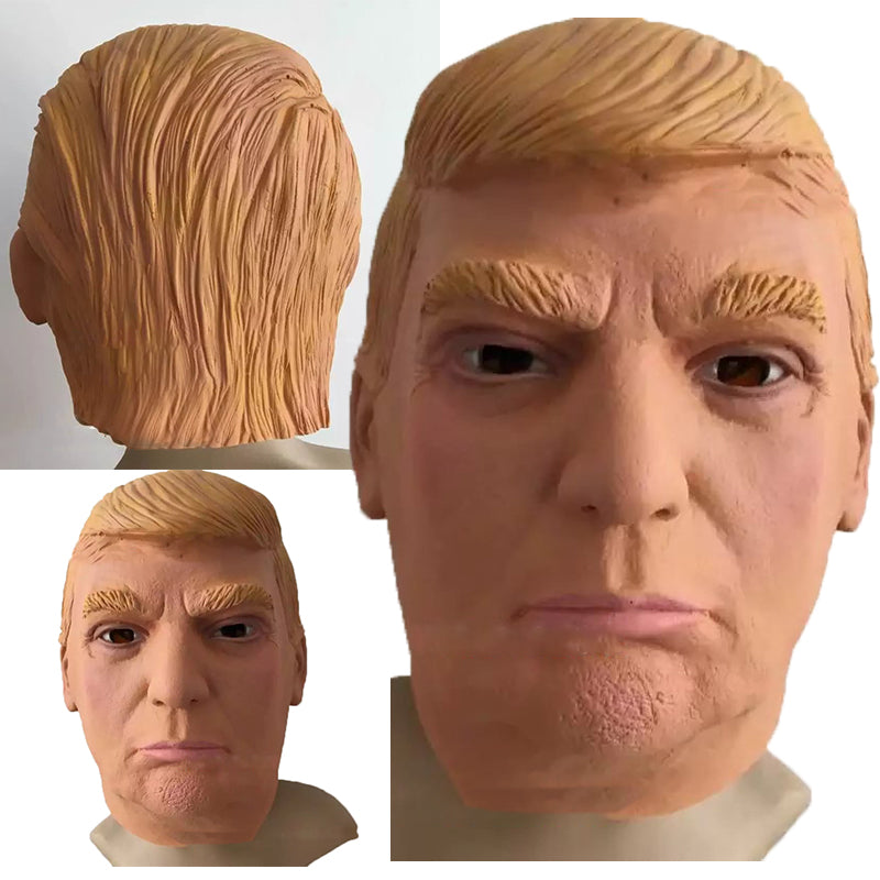 Male Candidate Mask Latex Mask Skin color