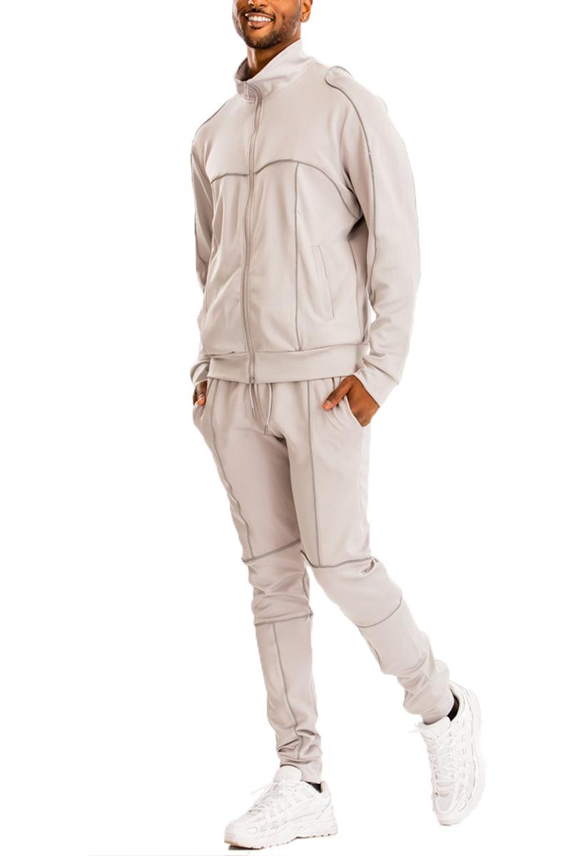 Reflective Piping Detailed Track Suit - Brand My Case