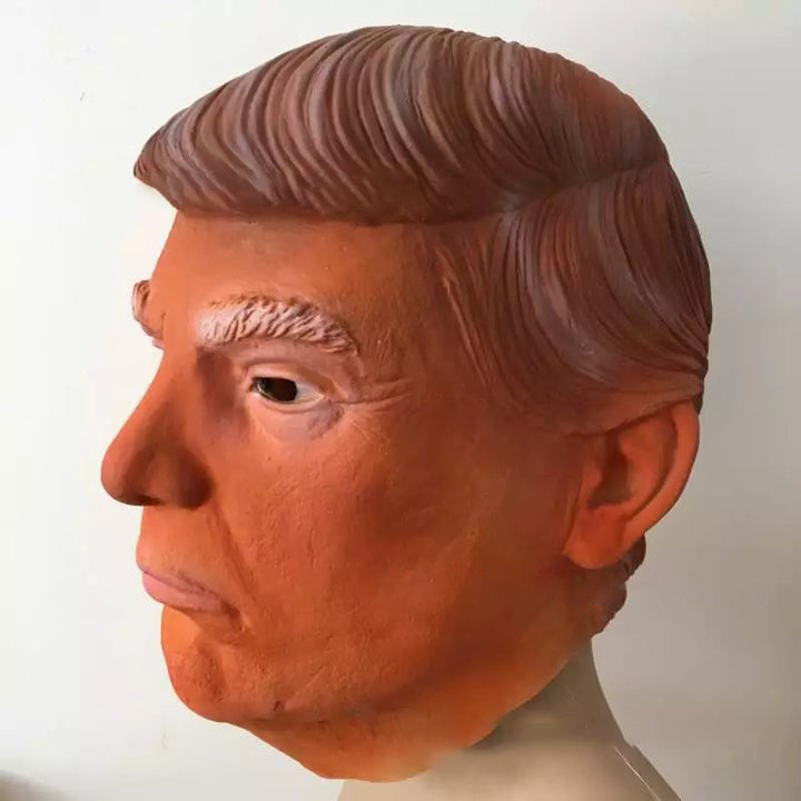 Male Candidate Mask Latex Mask Brown color