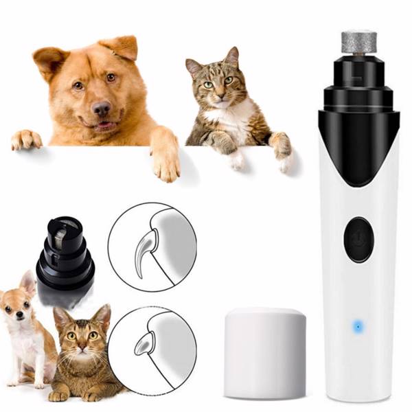Dog Nail Grinders Rechargeable Pet Nail Clippers Grooming Trimmer