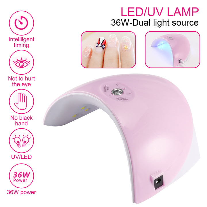 Automatic Sensing 36W LED Nail Polish Dryer Lamp