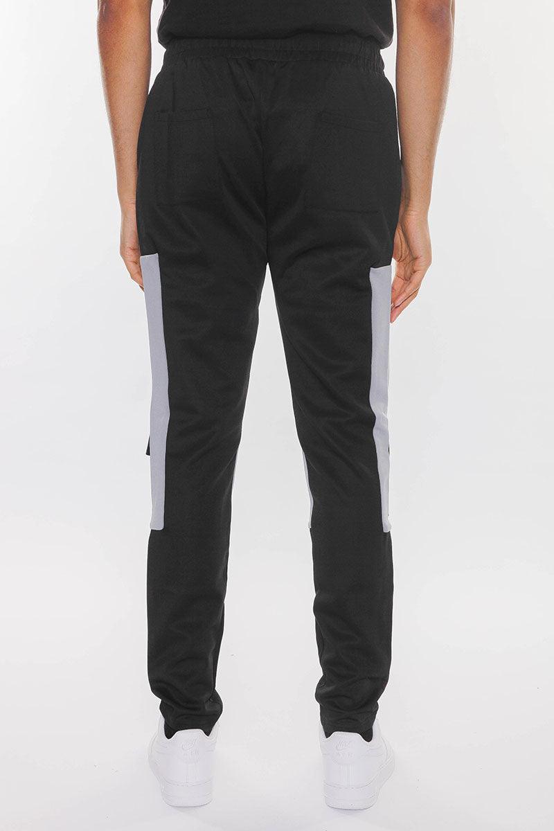 COLOR BLOCK CARGO TRACK PANTS - Brand My Case
