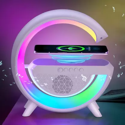 LED Wireless Chargering Atmosphere Night Lamp Bluetooth Speaker