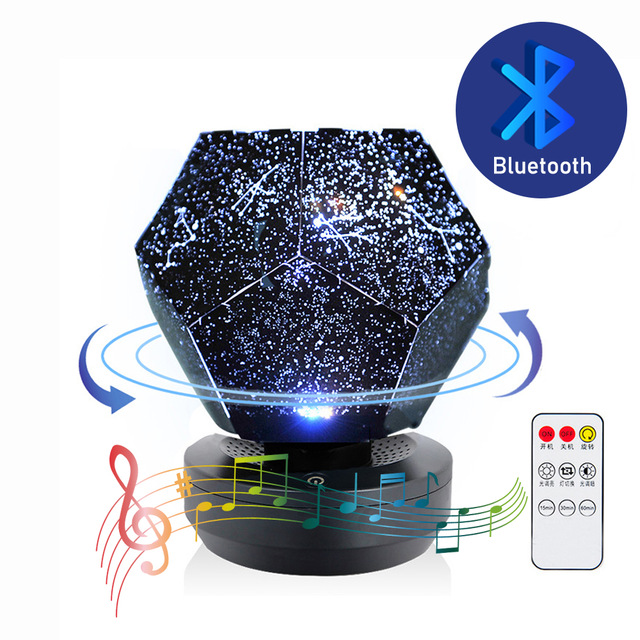 Bluetooth Speaker Star Light Projector Starry LED Galaxy Lamp