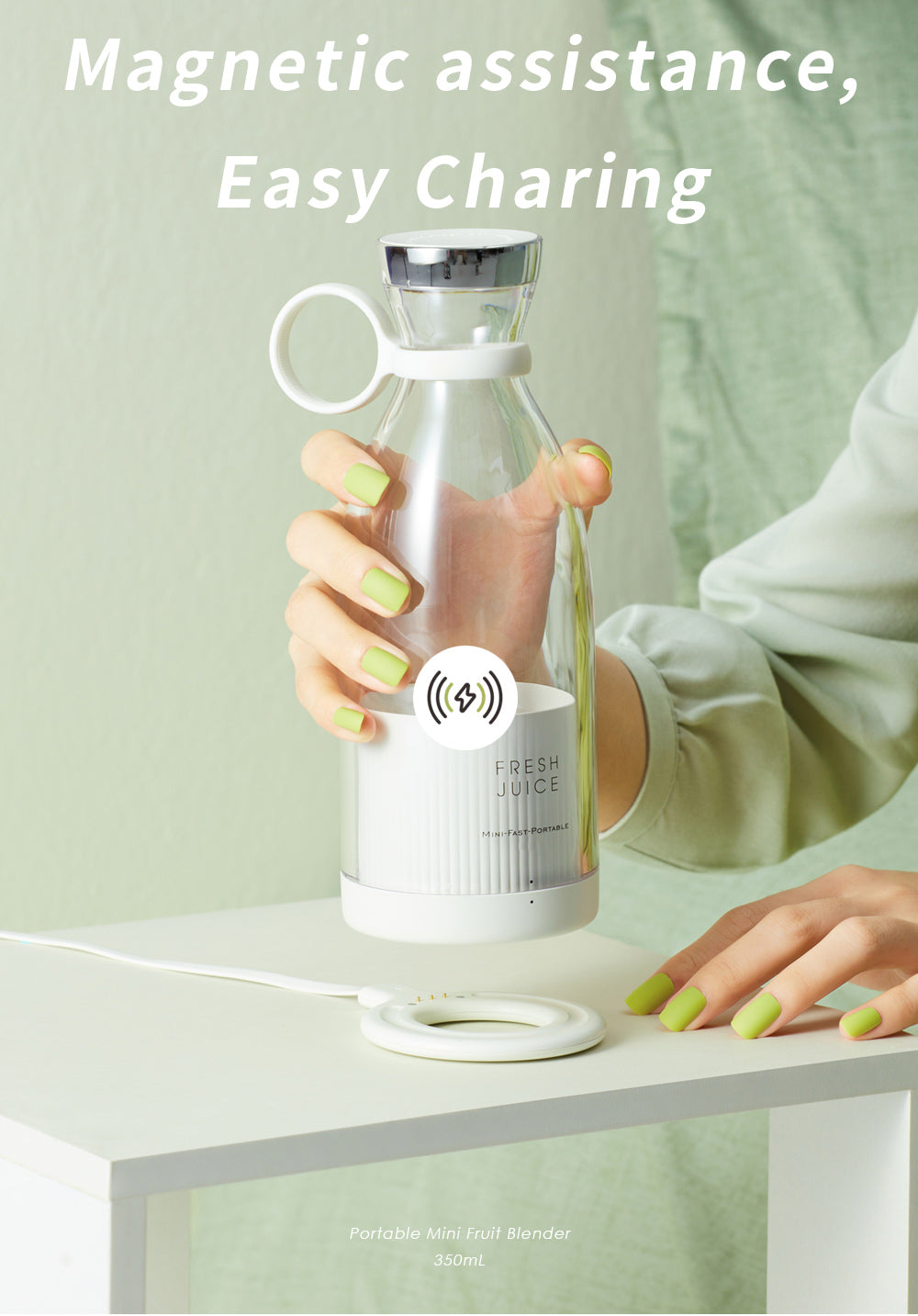 Portable Electric Juicer Blender Juice Maker Machine Milkshake Maker
