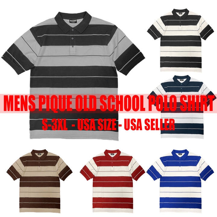 Old School Pique Polo Shirt