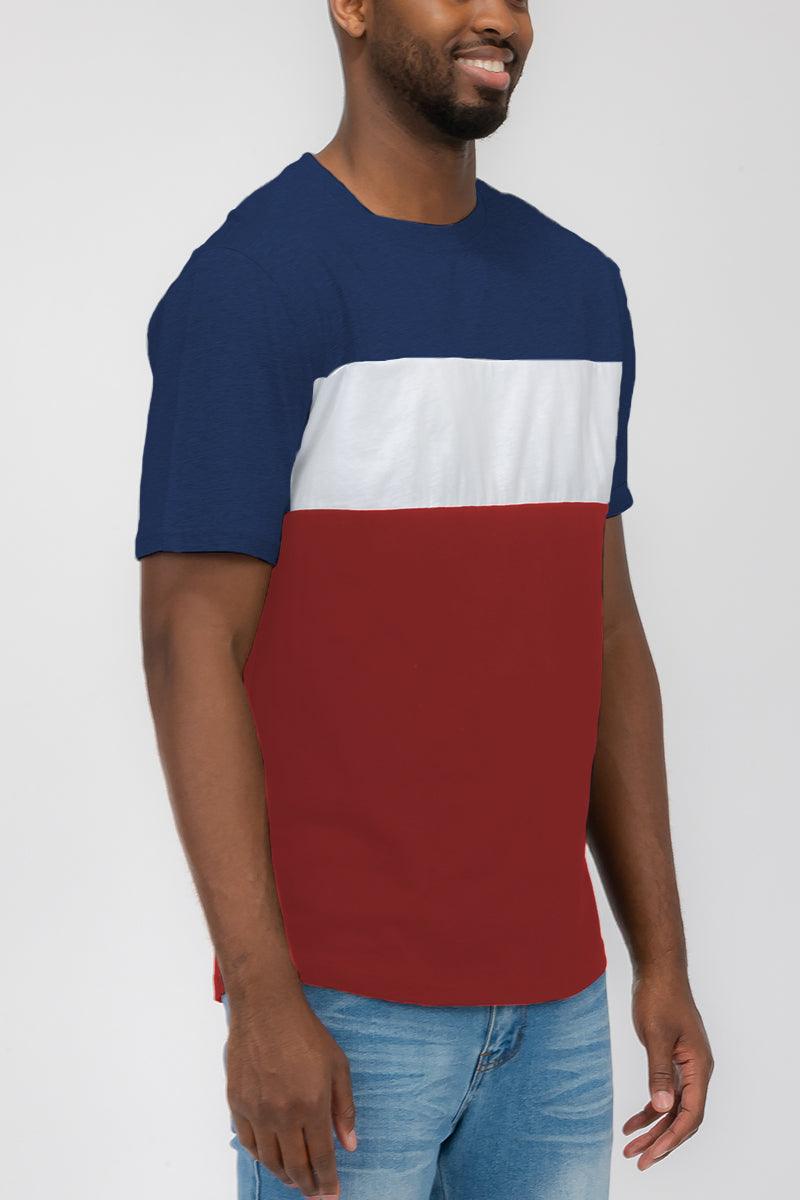 TRI COLOR BLOCK TSHIRT - Brand My Case