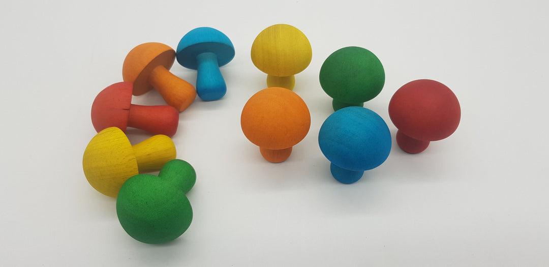 QToys Australia Color mushroom set of 10