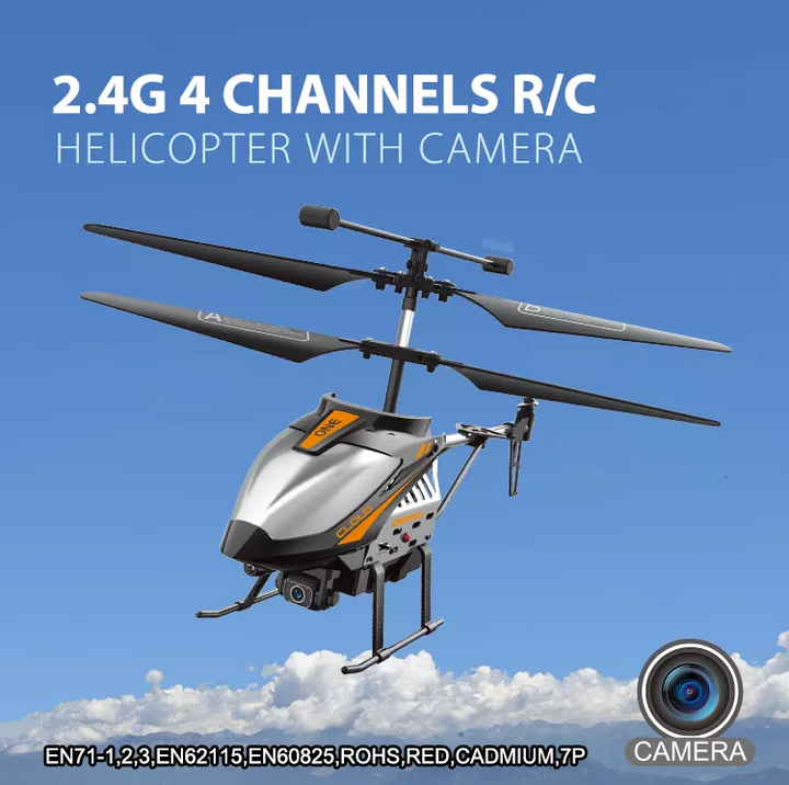 2.4G 4CH Sky Max RC Flying Helicopter with Camera and Lights