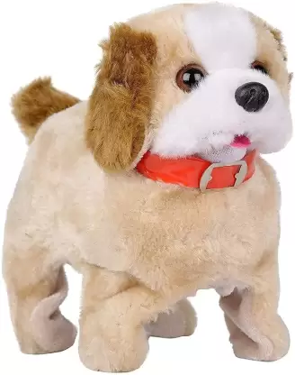Dog Jumping Walking Barking Puppy Toy Best Gift For Kids Brown