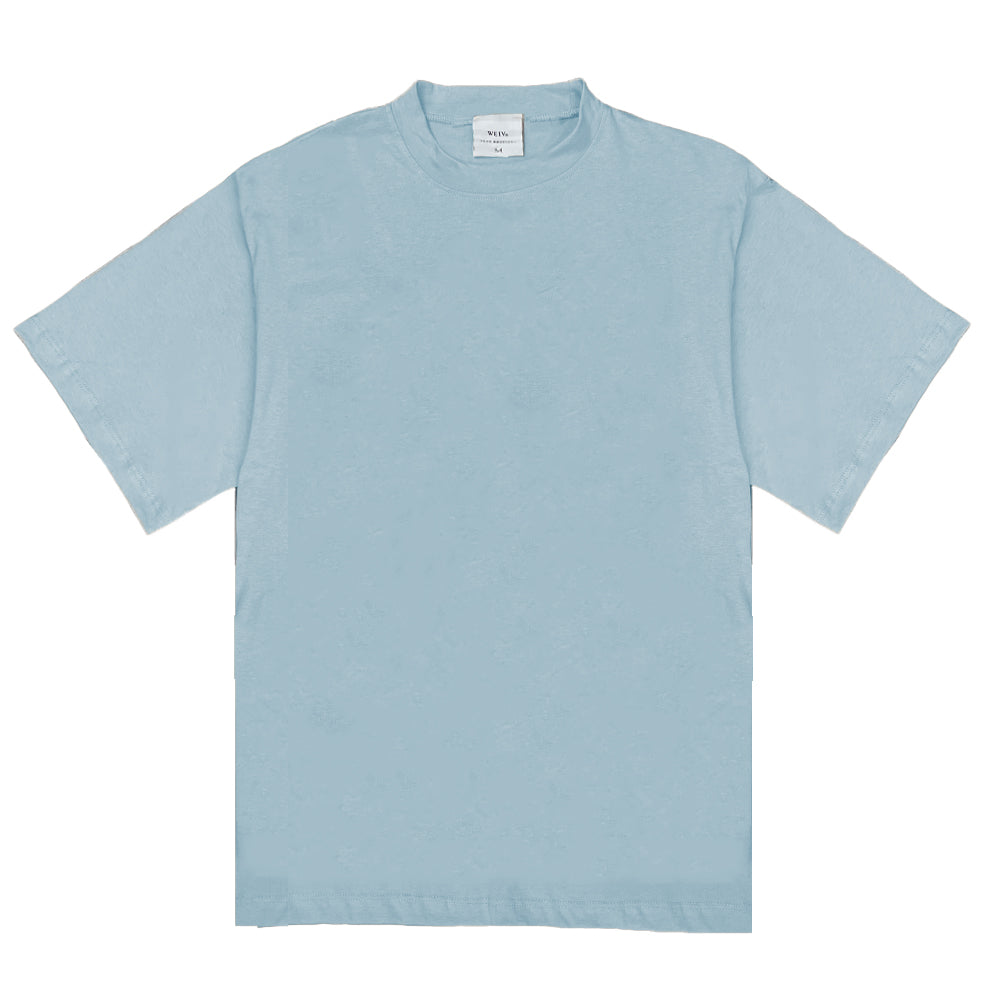 T-Shirt aus hochwertiger Baumwolle mit überschnittenen Schultern 