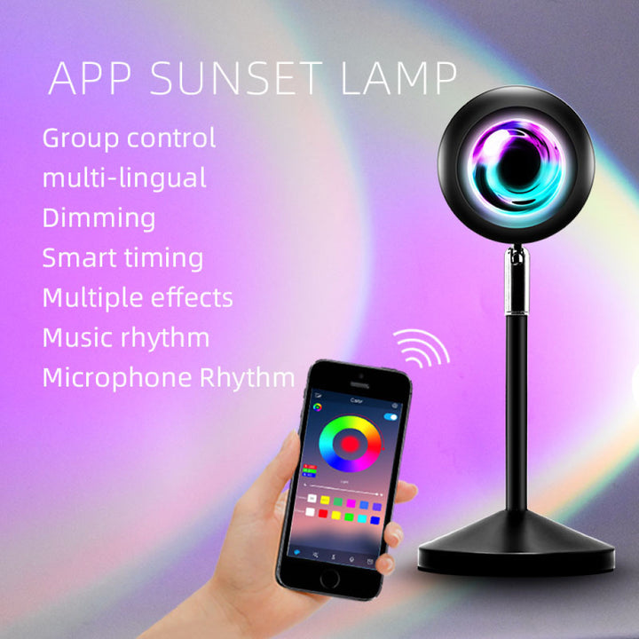 APP/Remote Control Sunset Lamp Rainbow Sunset Lamp