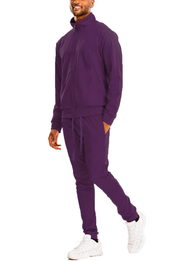Essential Basic Plain Solid Track Suit - Brand My Case
