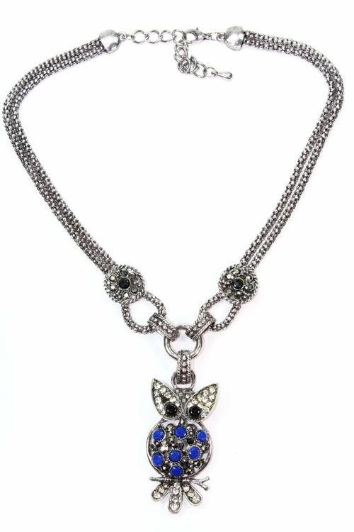 Dazzling Perched Owl Necklace - Brand My Case