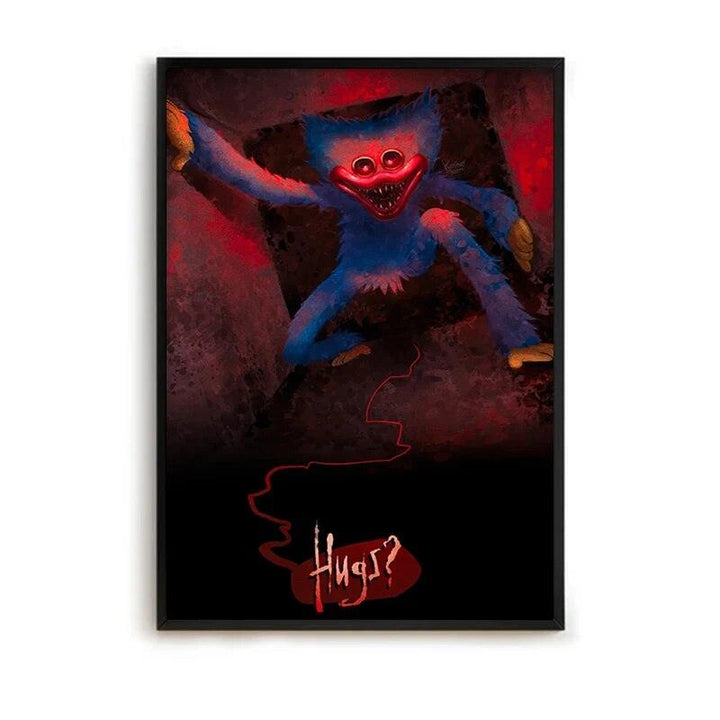 Decorative Prints Wall Painting on Canvas Wall Art H-Huggy W-Wuggy Adventure Challenge Paintings for Bedroom Decoration Poster - Brand My Case