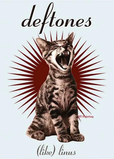 Deftones Retro Band Poster: Classic Album Canvas Wall Art for Music Fans - Brand My Case