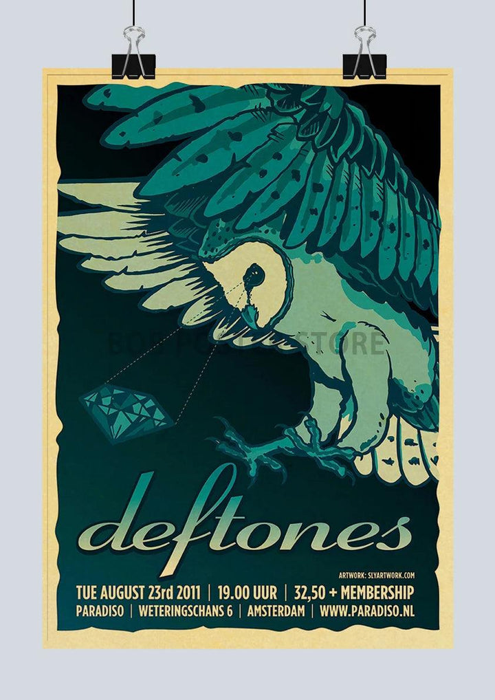Deftones Singer Poster - Popular Band Wall Art - Vintage Modern Home Decor - Brand My Case