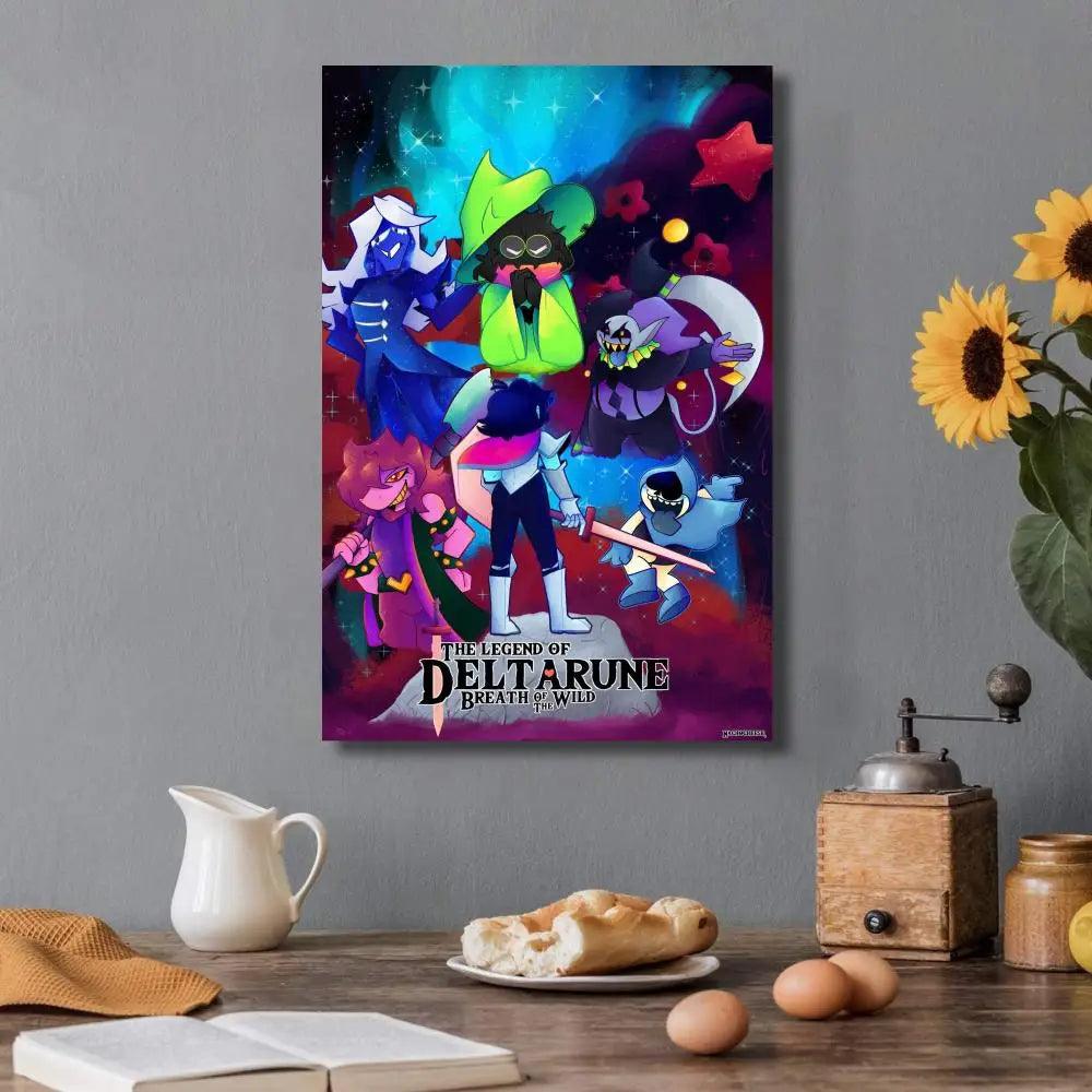 Deltarune Game Wall Art - Bedroom Decor Poster - Brand My Case