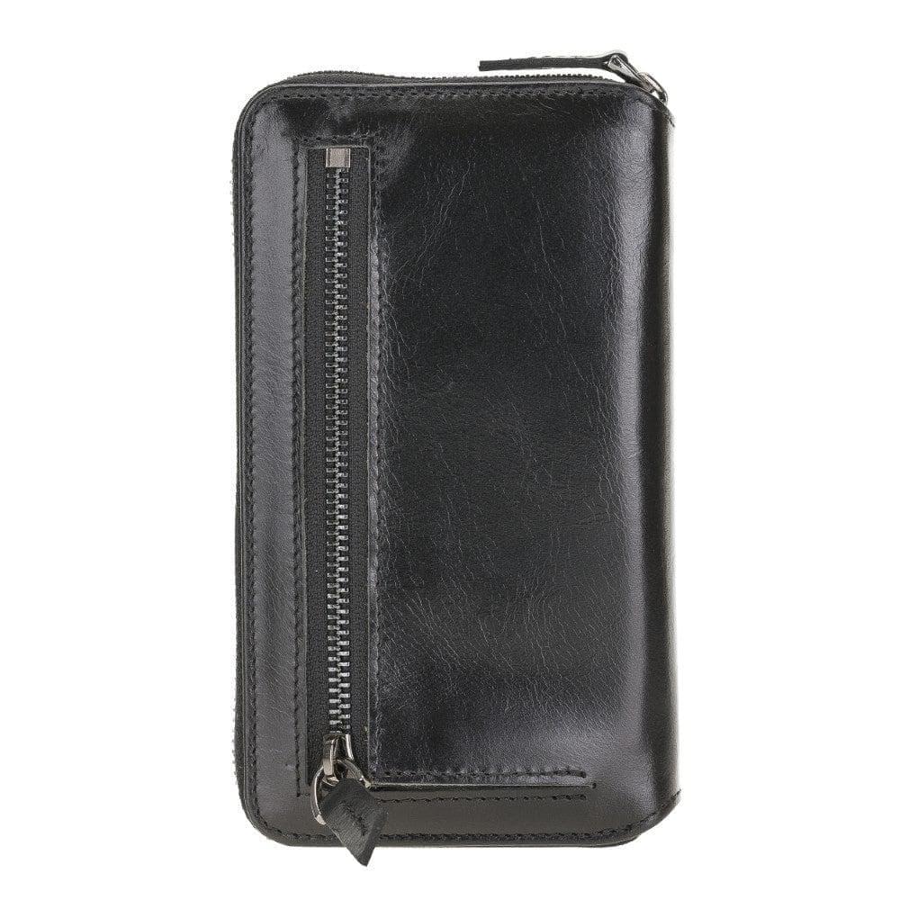 Detachable Leather Zipper Wallet Cases for Apple iPhone 12 Series - Brand My Case