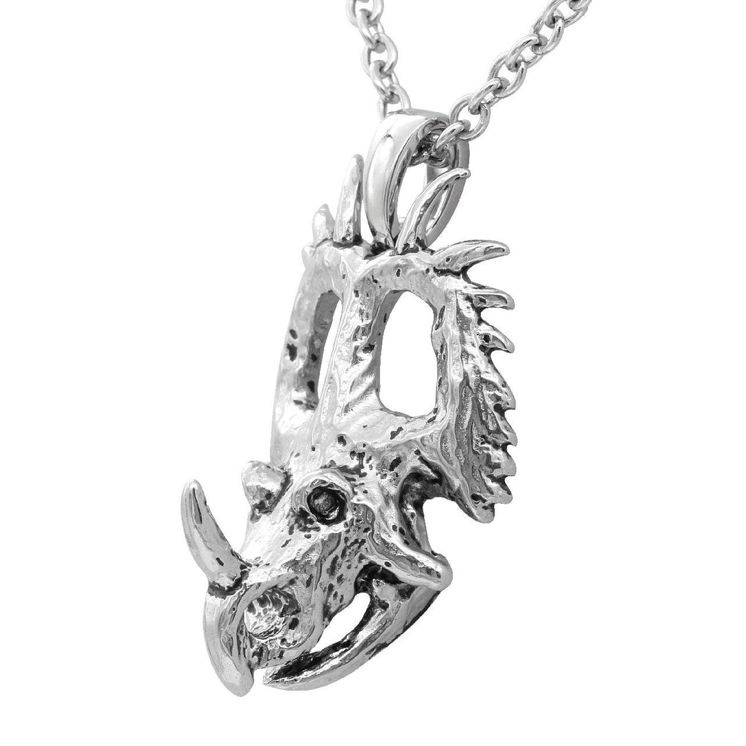 Dinosaur Necklace - styracosaurus - Brand My Case