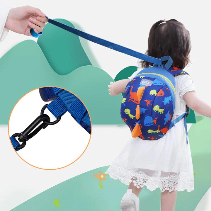 Dinosaur Toddler Backpack with Harness - Brand My Case