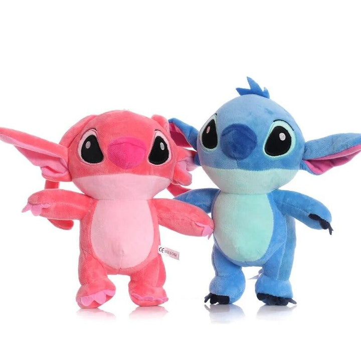 Disney Cartoon Blue Pink Stitch Plush Dolls Anime Toys Lilo and Stitch 20CM Stich Plush Stuffed Toys Christmas Gifts for Kids - Brand My Case