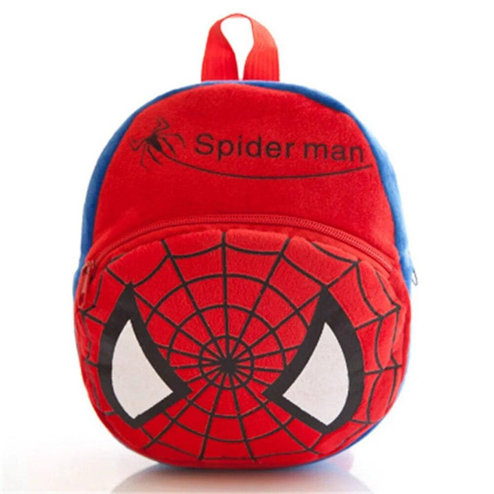 Disney Marvel Children's Anime Plush Backpack Mickey Mouse Spiderman Iron Man Kitty Cat High Capacity Cartoons Figure Baby Bag - Brand My Case