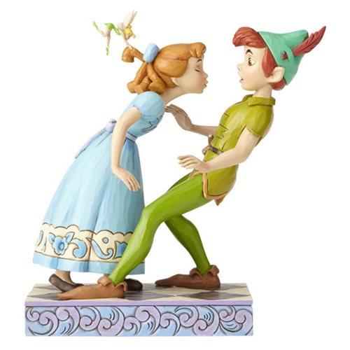 Disney Traditions Peter Pan, Wendy, and Tinker Bell An Unexpected Kiss - Brand My Case