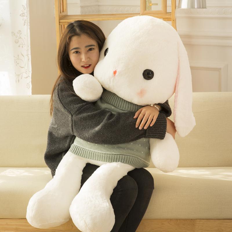 Dorimytrader cuddly cartoon bunny plush toy big stuffed anime rabbit - Brand My Case