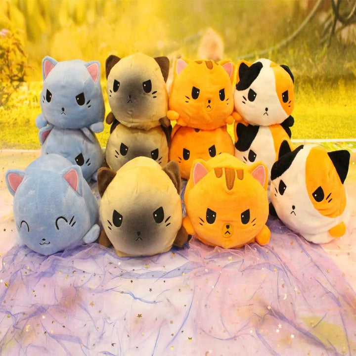 Double Sided Cat Gato Kids Flip Plushie Animals Unicorn Peluches For Pulpos Playtime Game FNAF Five Nights Plush Toy - Brand My Case