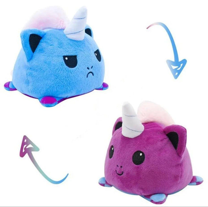 Double-Sided Flip Cat Gato Kids Plushie Animals Unicorn Peluches Playtime Game FNAF Five Nights Cute Doll Plush Toy - Brand My Case