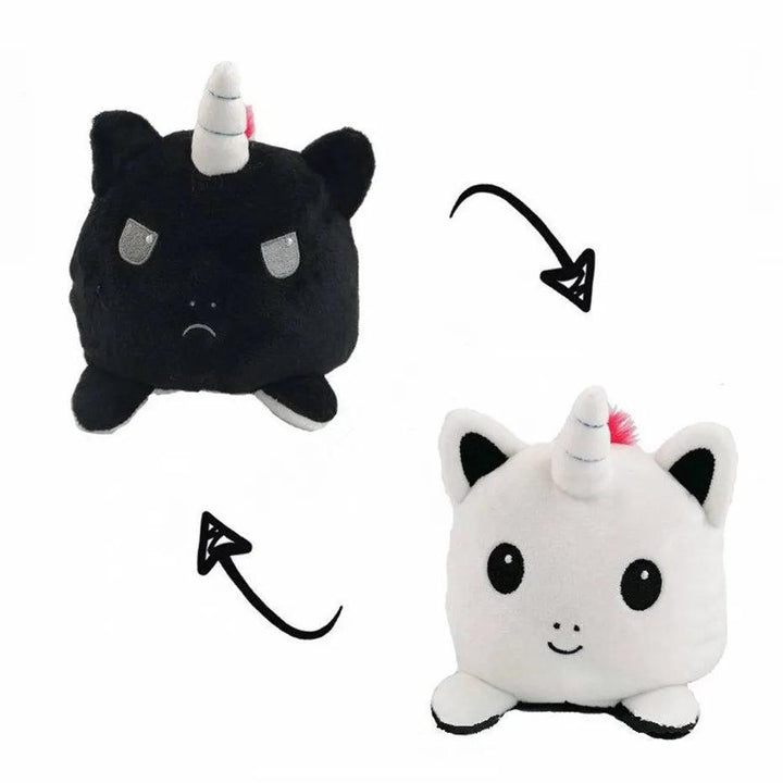 Double-Sided Flip Cat Gato Kids Plushie Animals Unicorn Peluches Playtime Game FNAF Five Nights Cute Doll Plush Toy - Brand My Case