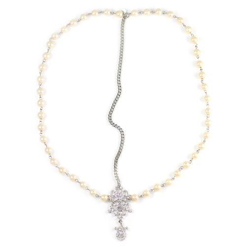 Draping Pearls Chain Headpiece - Brand My Case