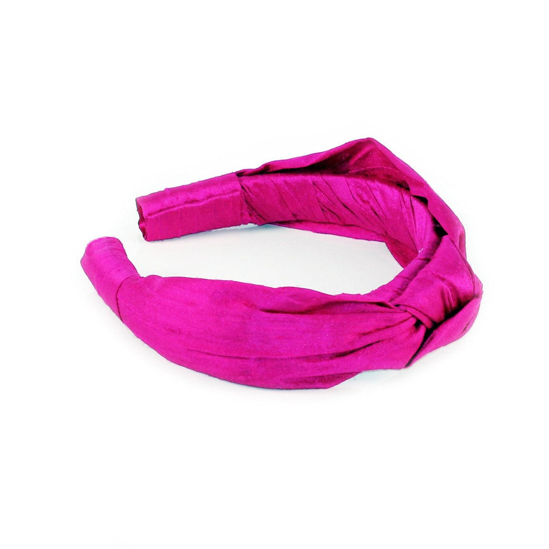 Dupioni Silk Top Knot Headband - Brand My Case