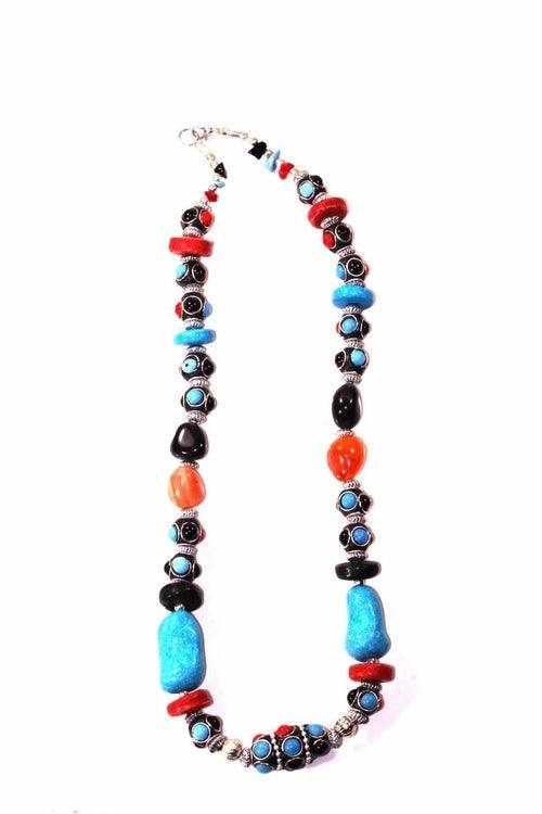Eastern Flare Resin Beads & Charms Necklace - Brand My Case