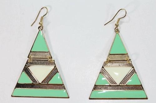 Egyptian Style Enamel Earrings - Brand My Case