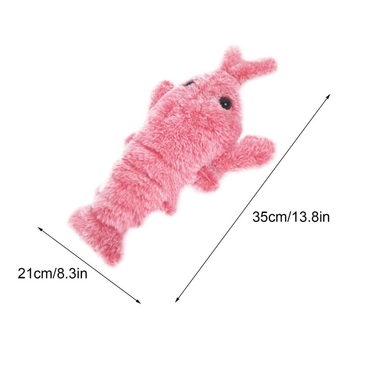 Electric Jumping Cat toy Shrimp Moving Simulation Lobster Electronic Plush Toys For Pet dog cat Children Stuffed Animal toy - Brand My Case