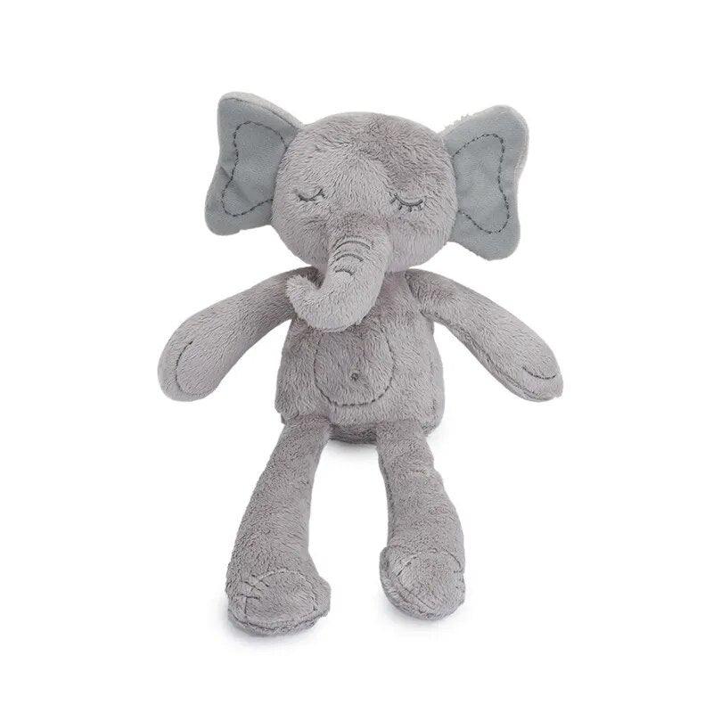 Elephant Bear Toys Infant Kids Hanging Ring Toy Sleeping Cute Bunny Rabbit Animals Bed Stroller Plush Dolls 0-12 Month игрушки - Brand My Case