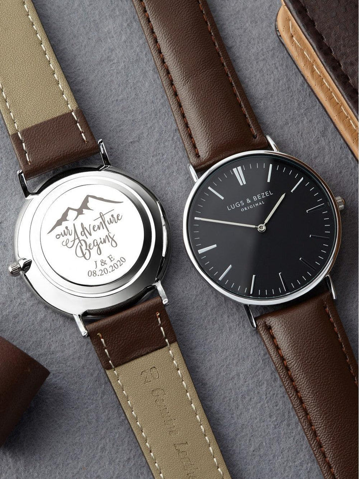 Engraved Watch For Him, Personalized Anniversary Gift for Boyfriend - Brand My Case