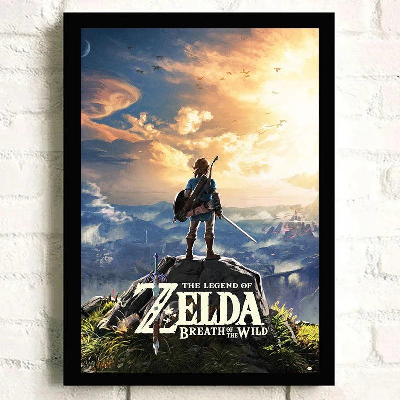 Exclusive Zelda Themed Canvas Art Print Poster - Brand My Case