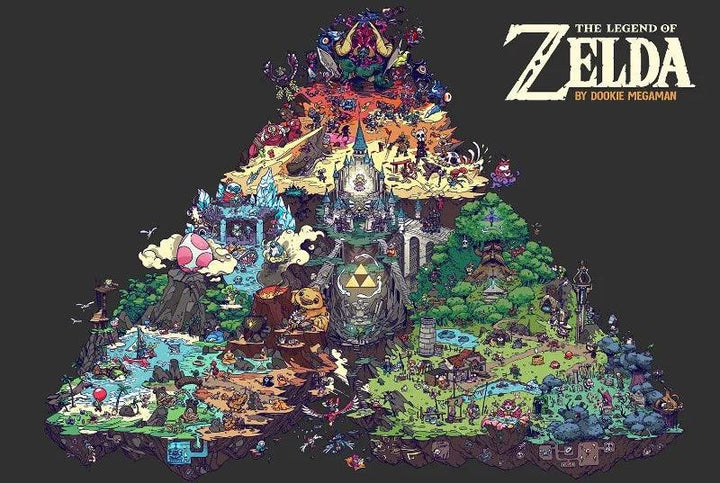 Exclusive Zelda Themed Canvas Art Print Poster - Brand My Case