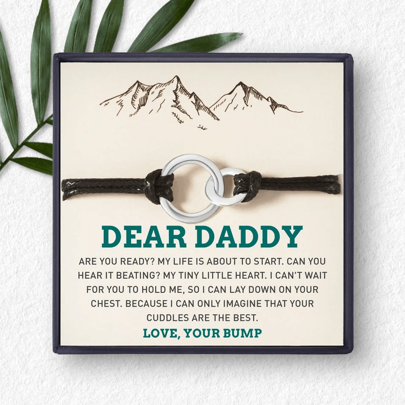 Expecting Dad Bracelet, Soon To Be Dad Bracelet, Father To Be Gift - Brand My Case
