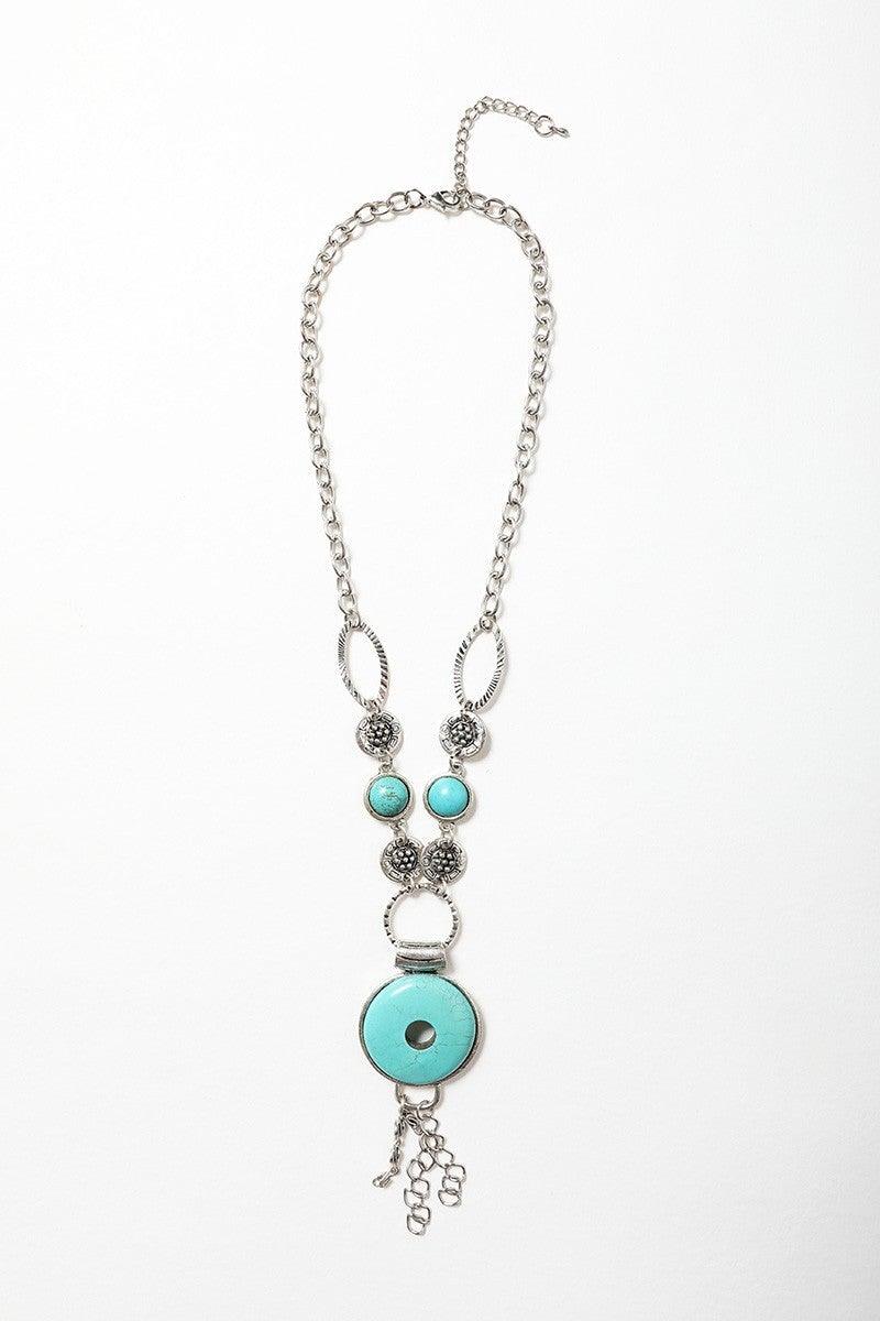 Eyelet Turquoise Necklace - Brand My Case