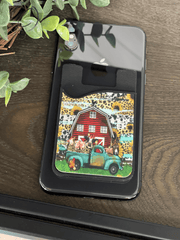 Farm Animal Truck Card Caddy Phone Wallet - Brand My Case