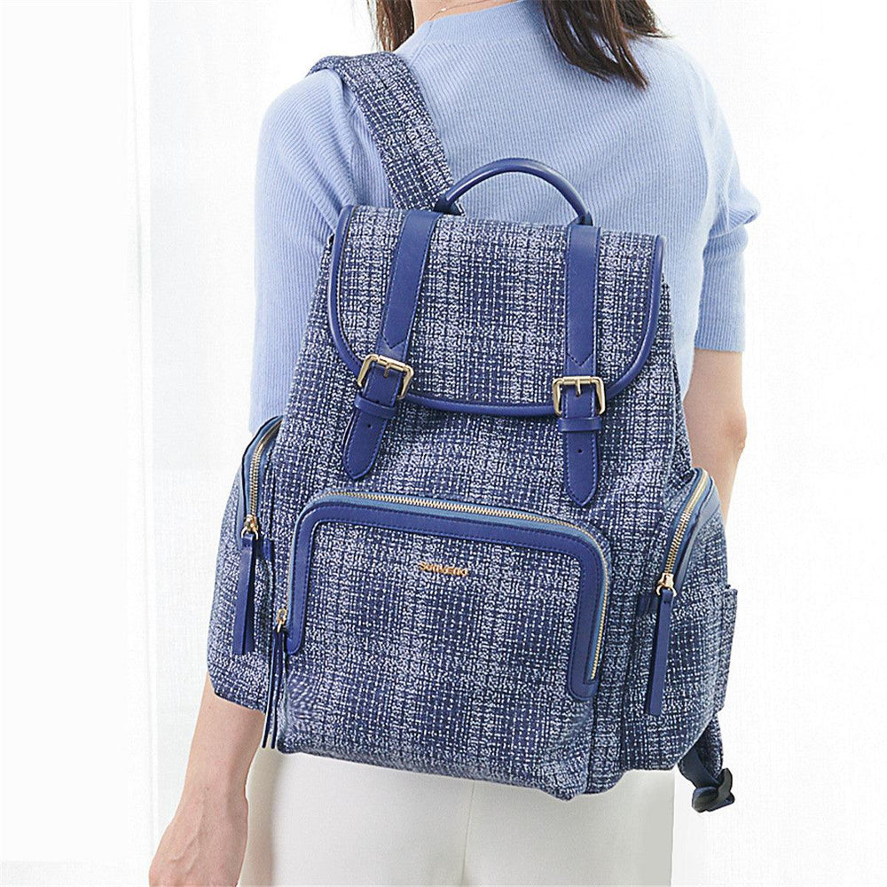 Fashion Tweed Baby Diaper Bag Backpack - Brand My Case