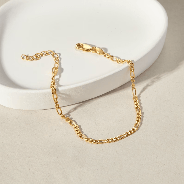 Figaro Chain Bracelet, Minimalist Bracelet, Dainty Jewelry - Brand My Case